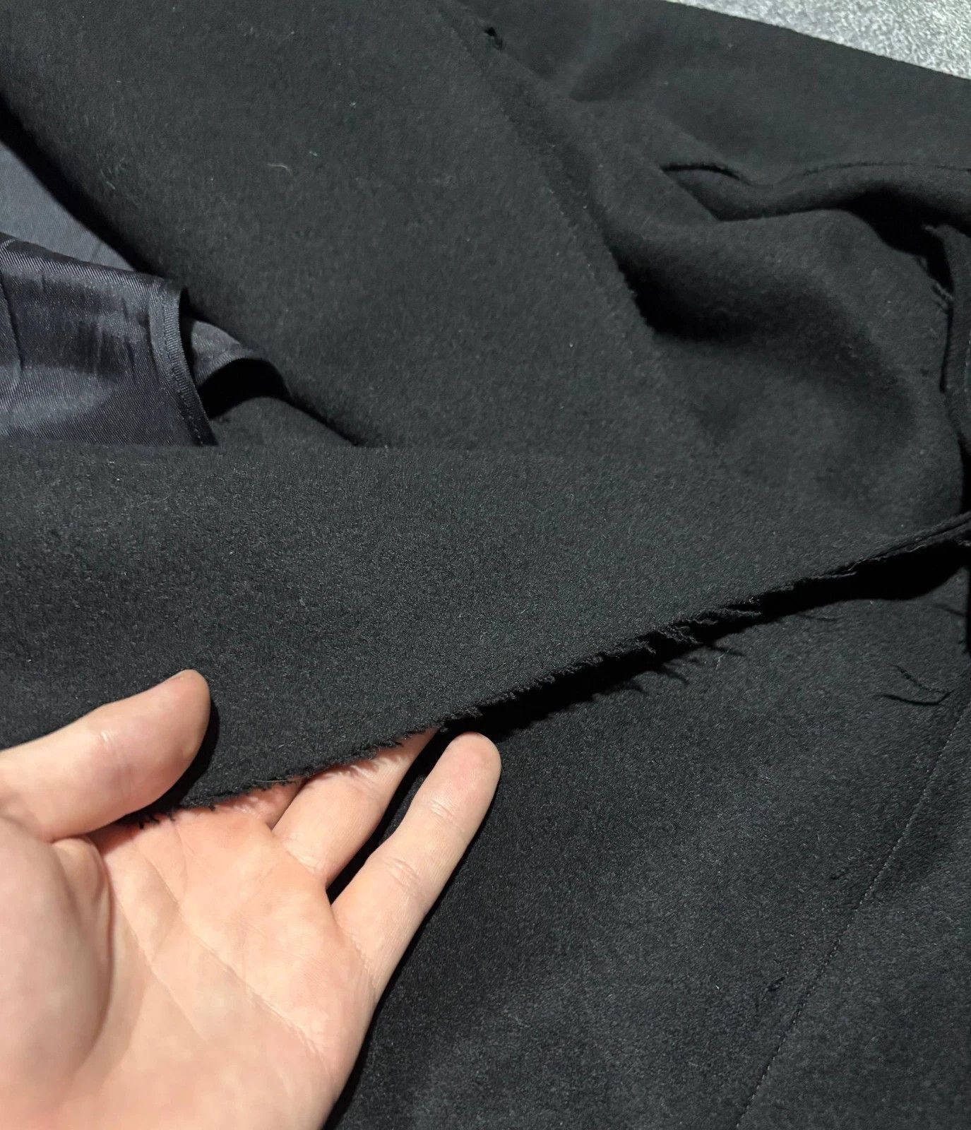 Yves Saint Laurent Archive YSL Yves Saint Laurent Black Deconstructed Wool Coat Size US M / EU 48-50 / 2 - 8 Thumbnail