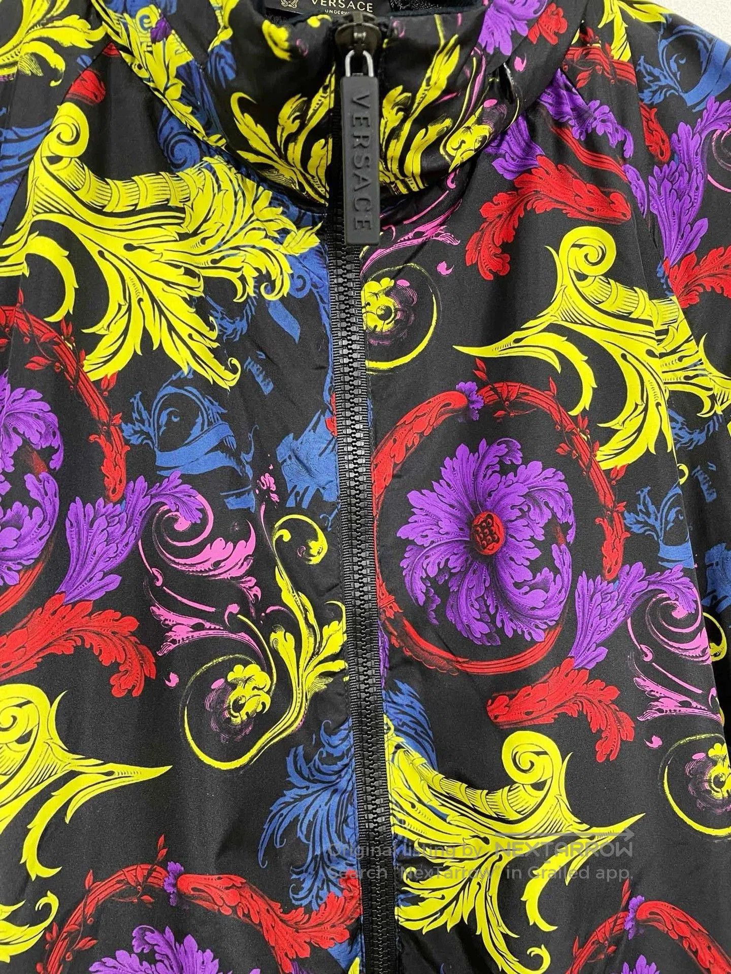 Versace VERSACE Baroque Print Zip Jacket. Size US L / EU 52-54 / 3 - 2 Thumbnail