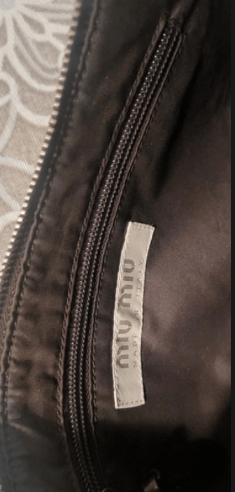 Miu Miu Miu Miu Leather Bag Nylon Mini Hobo Sport 1999 EX0155 Size ONE SIZE - 3 Thumbnail