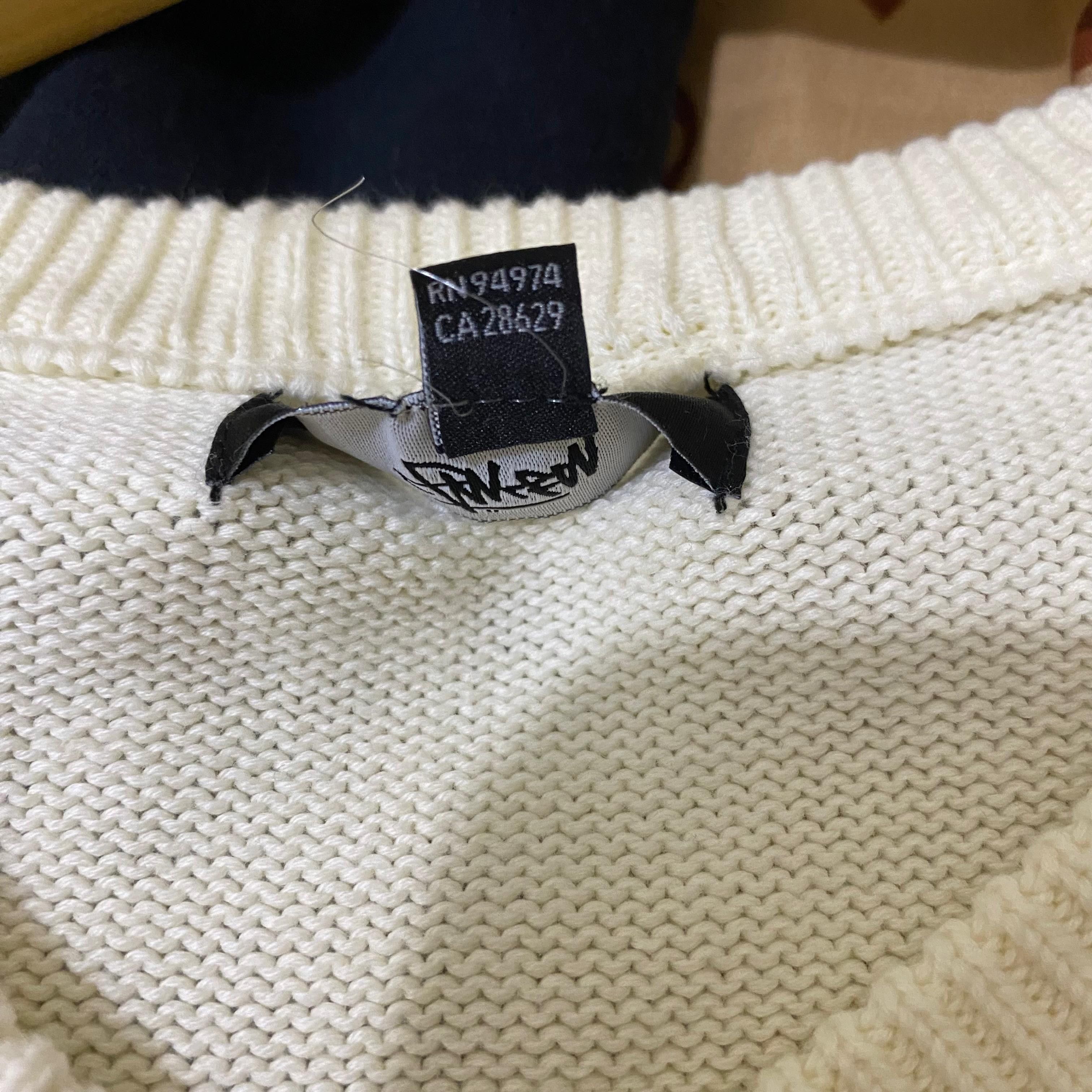 Stussy STUSSY KNIT VEST Size US XL / EU 56 / 4 - 4 Thumbnail