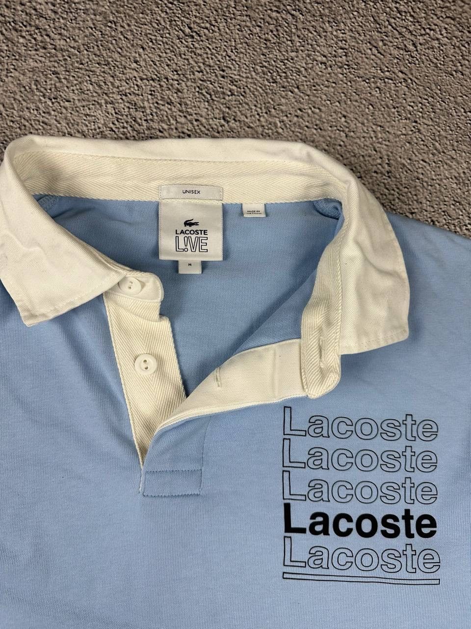 Lacoste Vintage Lacoste Live Long Sleeve Y2K Striped Old Money Hype Size US M / EU 48-50 / 2 - 5 Thumbnail