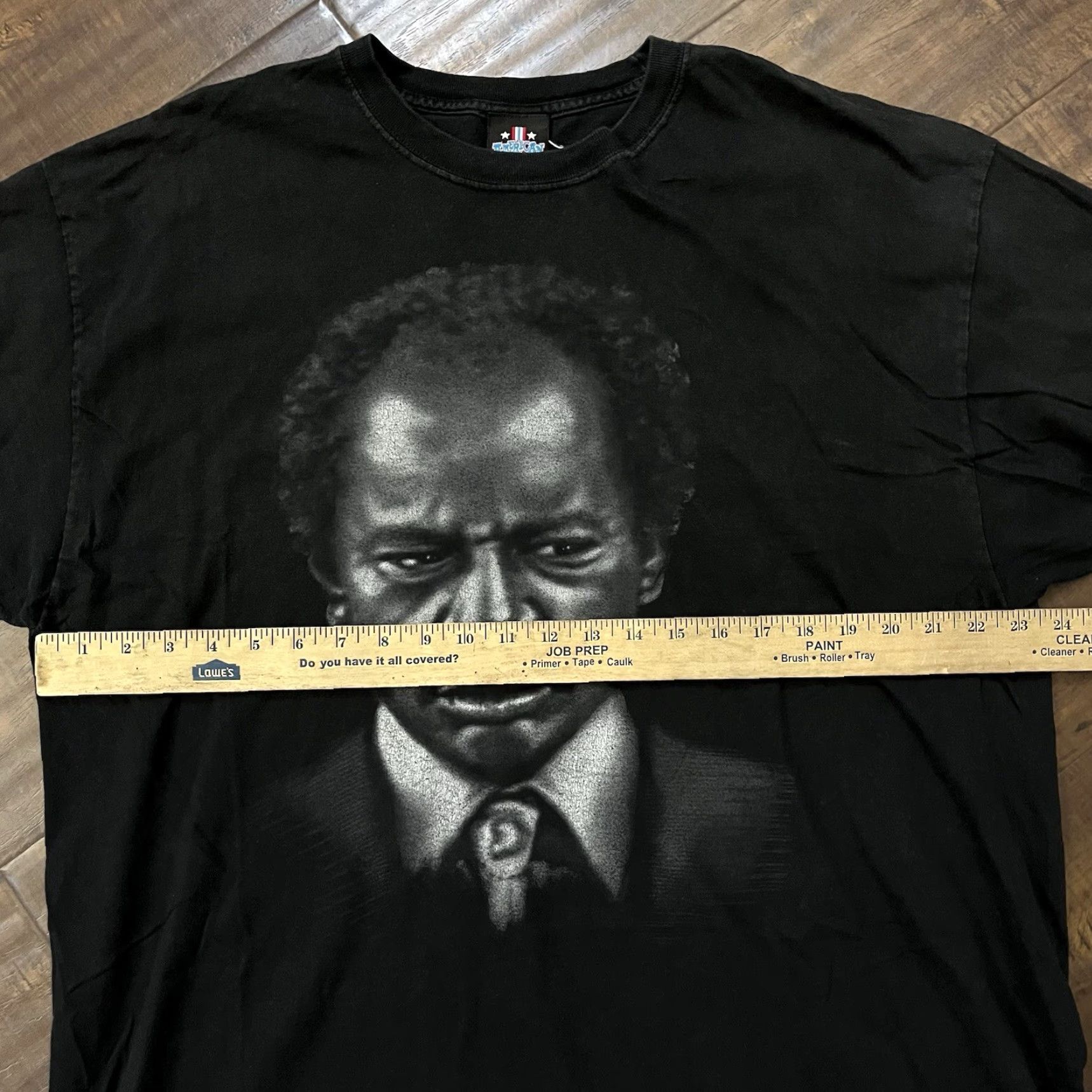 Vintage Vintage American Classics Vtg George Jefferson Black T-Shirt Mens 2XL All In The Family Jeffersons TV 90s Size US XXL / EU 58 / 5 - 4 Thumbnail