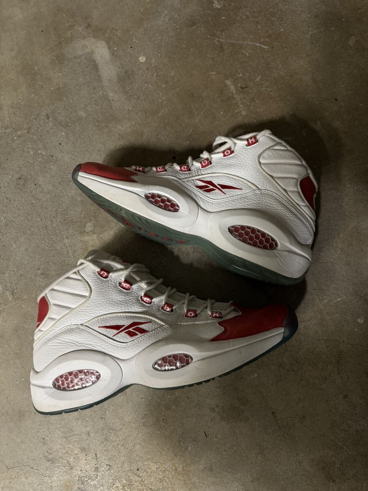 reebok question mid “pearlized red” 2012