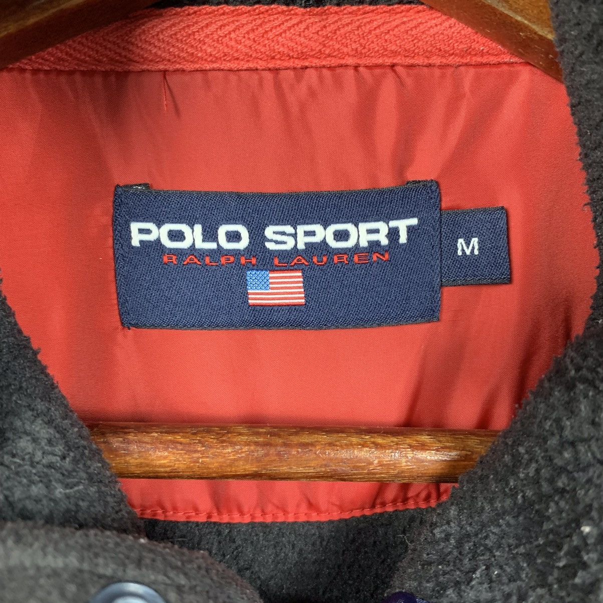 Polo Ralph Lauren × Ralph Lauren × Vintage Vintage Polo Sport Ralph Lauren Hoodie Fleece Jacket Size US M / EU 48-50 / 2 - 6 Thumbnail