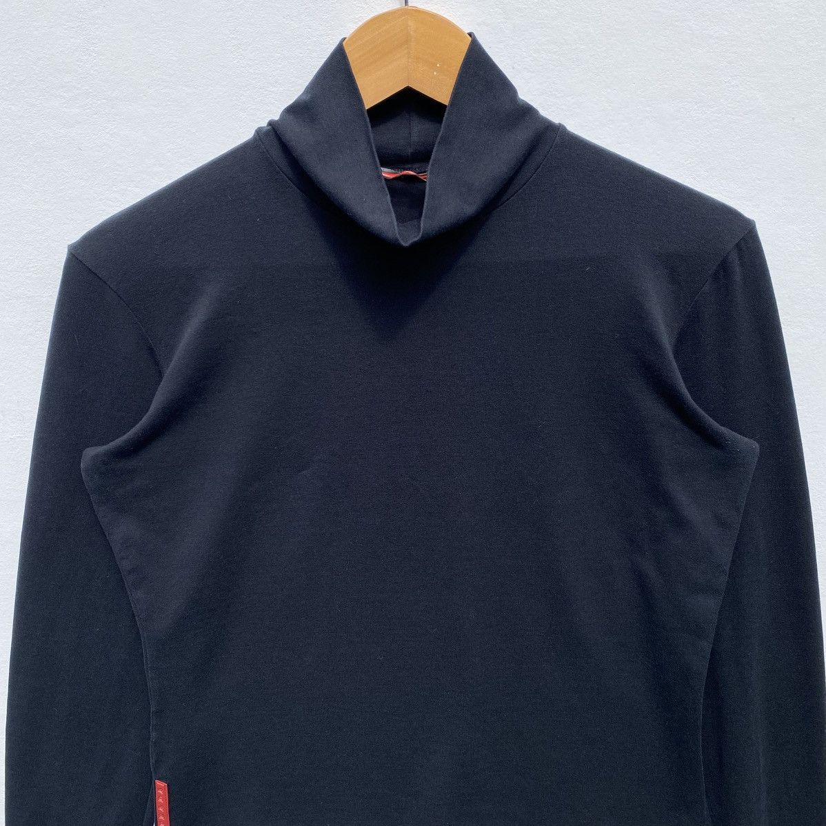 Prada Vintage Prada Turtle Neck Shirt Prada Luxury Brand Size S / US 4 / IT 40 - 7 Thumbnail