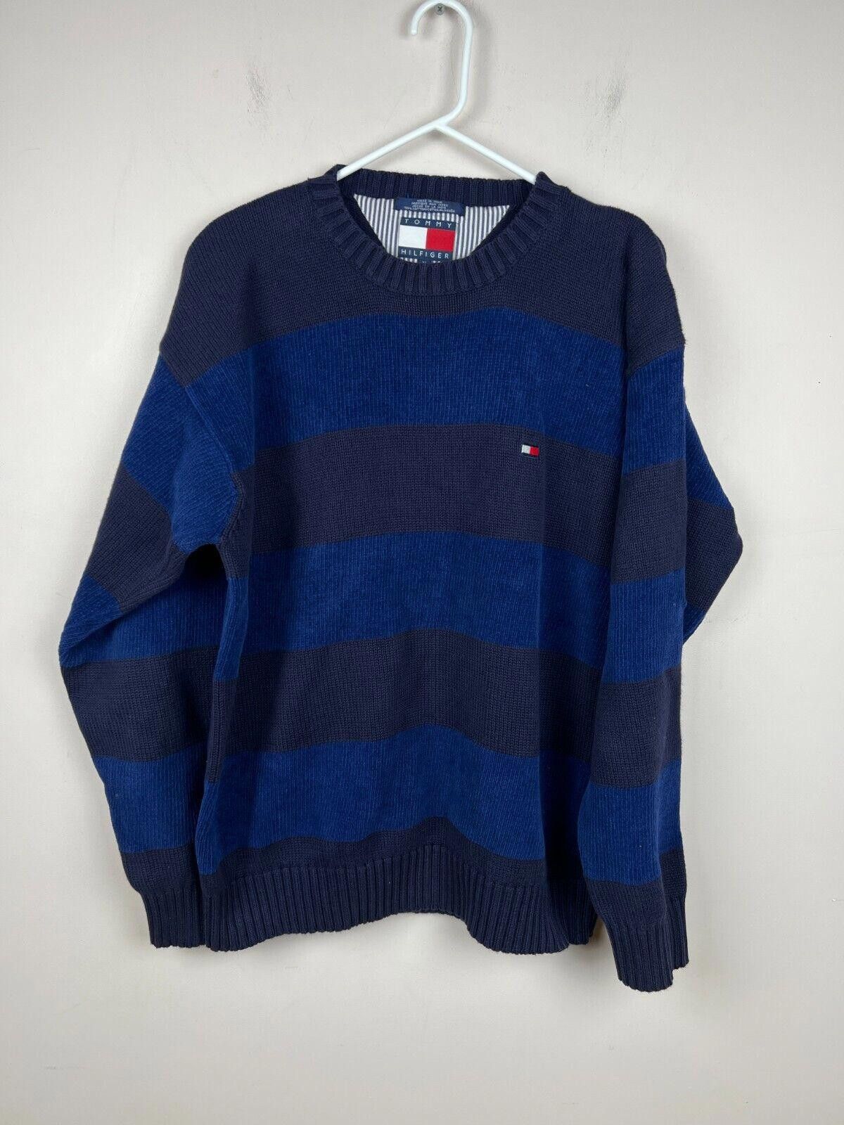 Tommy Hilfiger Tommy Hilfiger Striped Crewneck Sweater - XL Size US XL / EU 56 / 4 - 1 Thumbnail