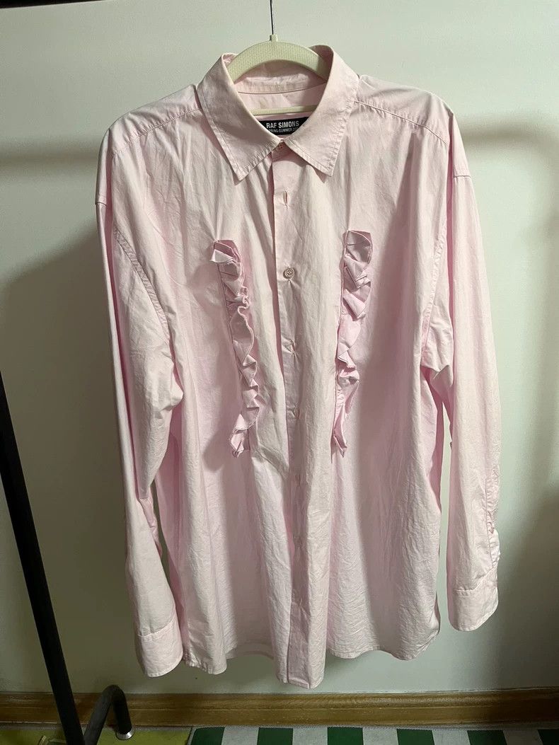 raf simons shirt 21ss RAF SIMONS Big fit T-shirt Chimes of Freedom