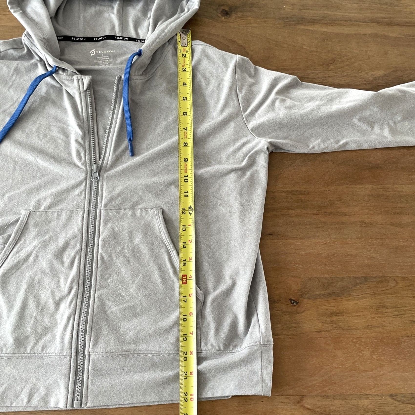 Vintage Peloton Hoodie Womens S DreamBlend Relaxed Full Zip Gray Workout Spin Sweatshirt Size S / US 4 / IT 40 - 6 Thumbnail