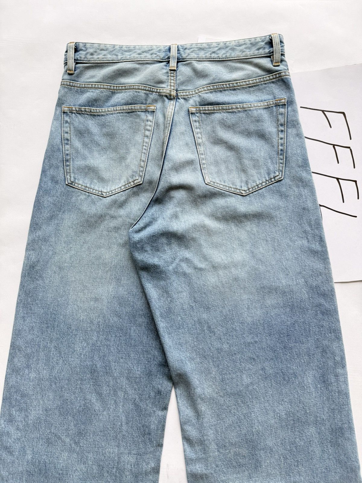 Vuja De Vujade Steve 3.0 Wide-Leg Denim Jeans Size US 33 - 4 Thumbnail