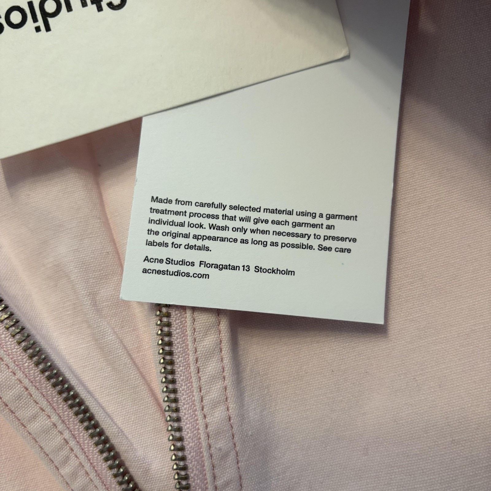 Acne Studios Acne Studios Jacket XS Cotton Anorak 1/4 FA-UX-OUTW000148 Size US XS / EU 42 / 0 - 8 Thumbnail