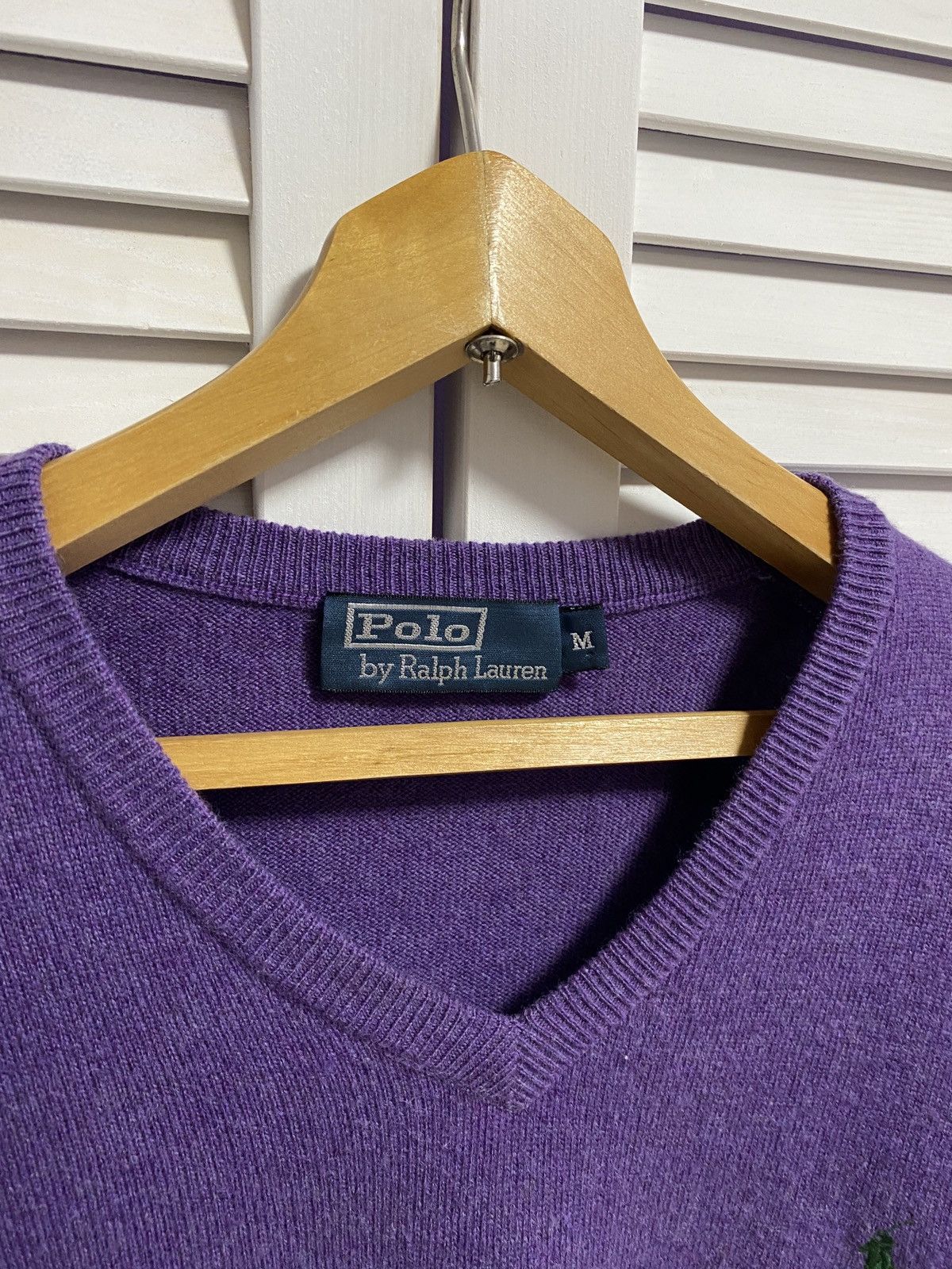 Polo Ralph Lauren × Vintage Vintage Sweater Polo Ralph Lauren Knitwear V Size US M / EU 48-50 / 2 - 6 Thumbnail