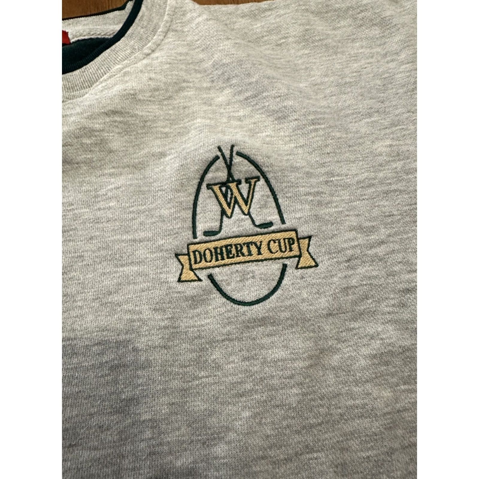 Vintage VINTAGE Cambridge University Doherty Cup Golf Sweatshirt Gray Adult Large Russell Mens Size US L / EU 52-54 / 3 - 4 Thumbnail