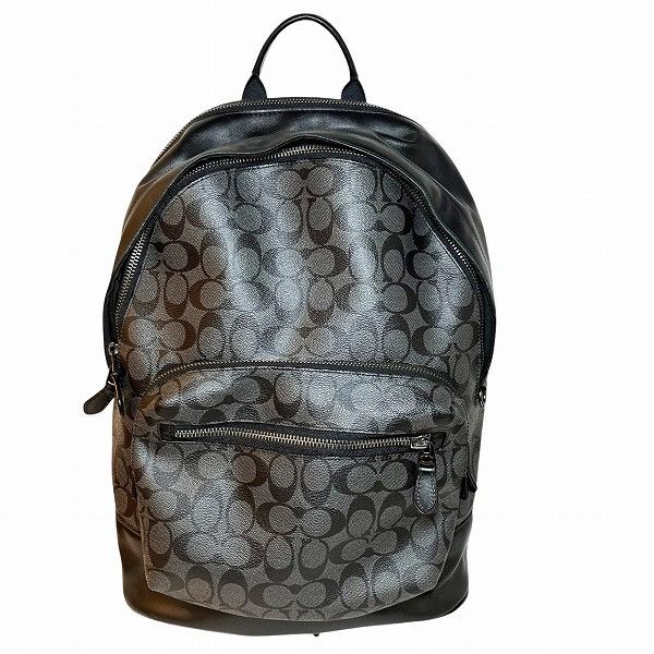 Coach Coach Coach Signature PVC Leather Backpack Plastic / Synthetic ...