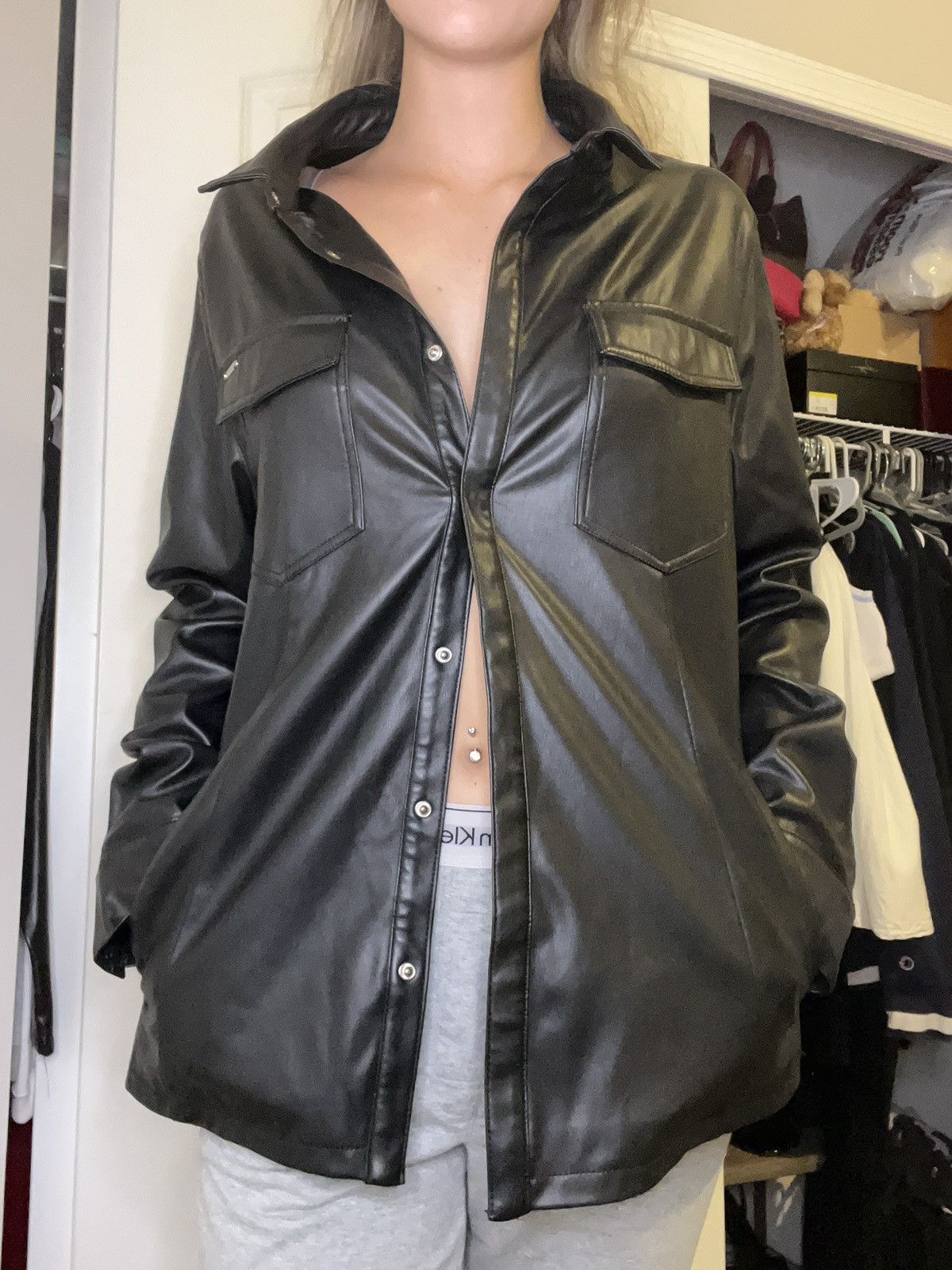 Guess Black Guess leather jacket size xl Size XL / US 12-14 / IT 48-50 - 7 Thumbnail