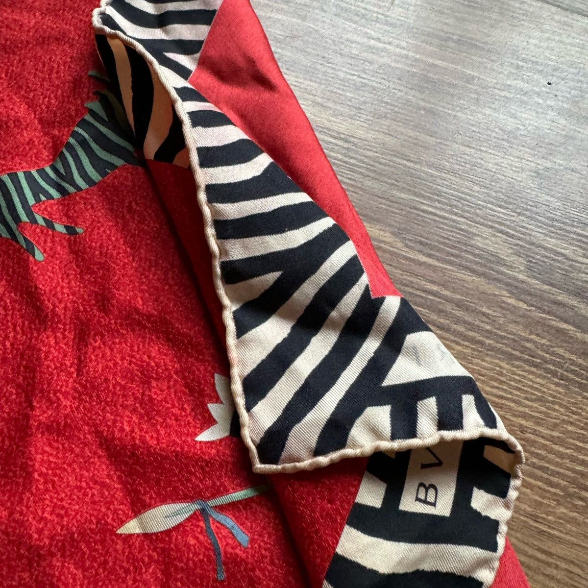 Bvlgari Bvlgari Zebra Trainer Silk Scarf Rare Size ONE SIZE - 5 Thumbnail
