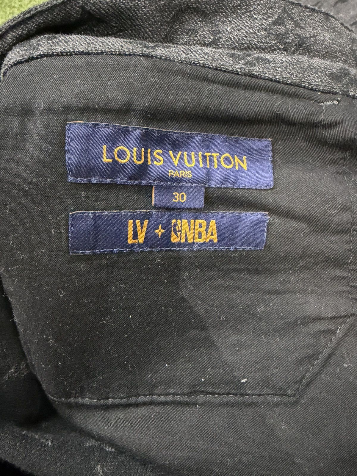 Louis Vuitton Louis Vuitton X NBA Monogram Denim Pants Size US 30 / EU 46 - 3 Thumbnail