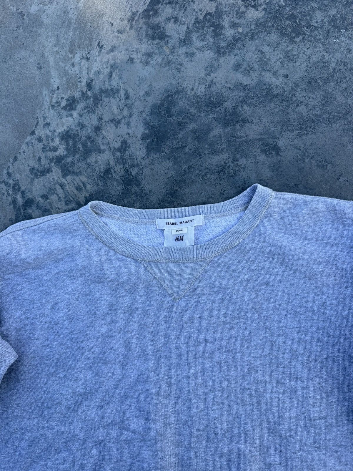 Isabel Marant Isabel Marant Sweatshirt Baggy Y2K Grey H&M Streetwear Size L / US 10 / IT 46 - 8 Thumbnail