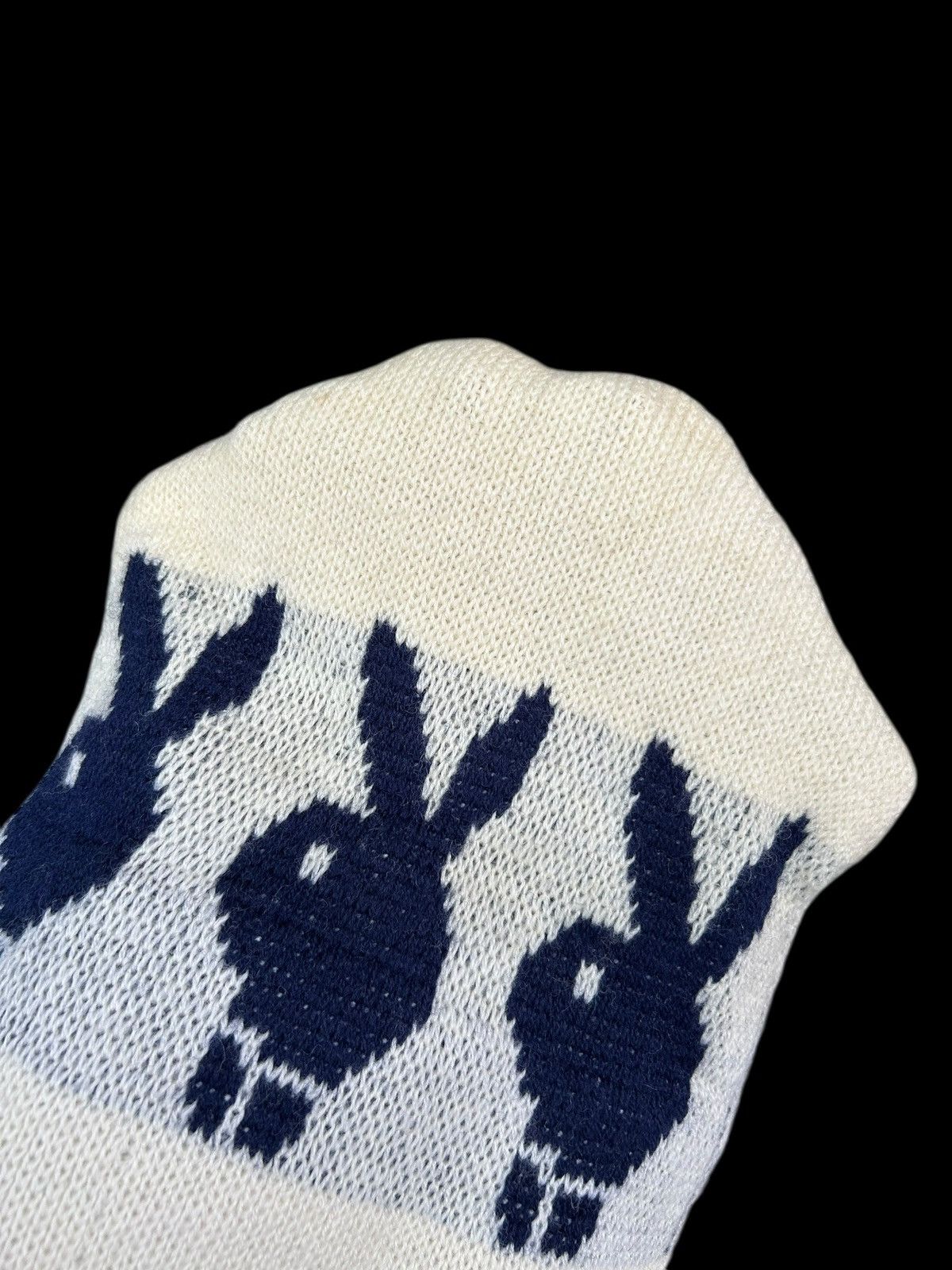 Japanese Brand × Kapital × Vintage Playboy Mohawk Knitted Vintage Beanie Hats Size ONE SIZE - 11 Thumbnail
