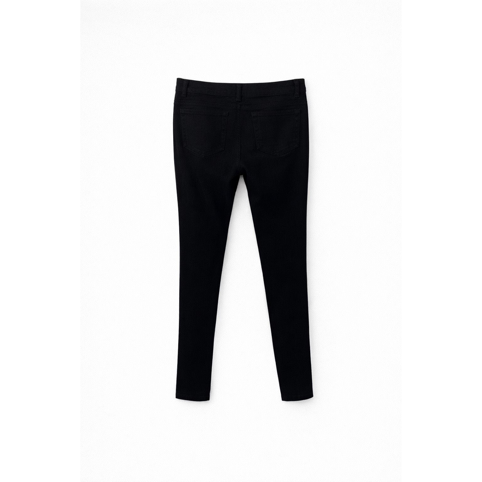 Paige PAIGE Black Stretch Skinny Pants Women’s Size 28 Mid-Rise Size 28" / US 6 / IT 42 - 2 Thumbnail