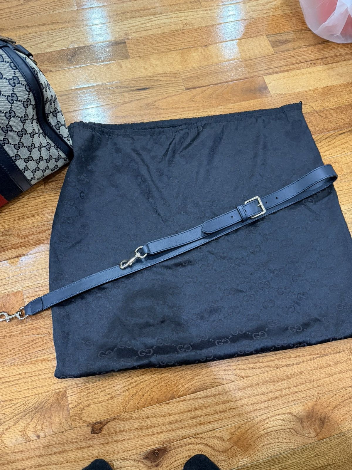 Gucci Gucci GG Canvas Boston Navy Medium Size ONE SIZE - 11 Thumbnail