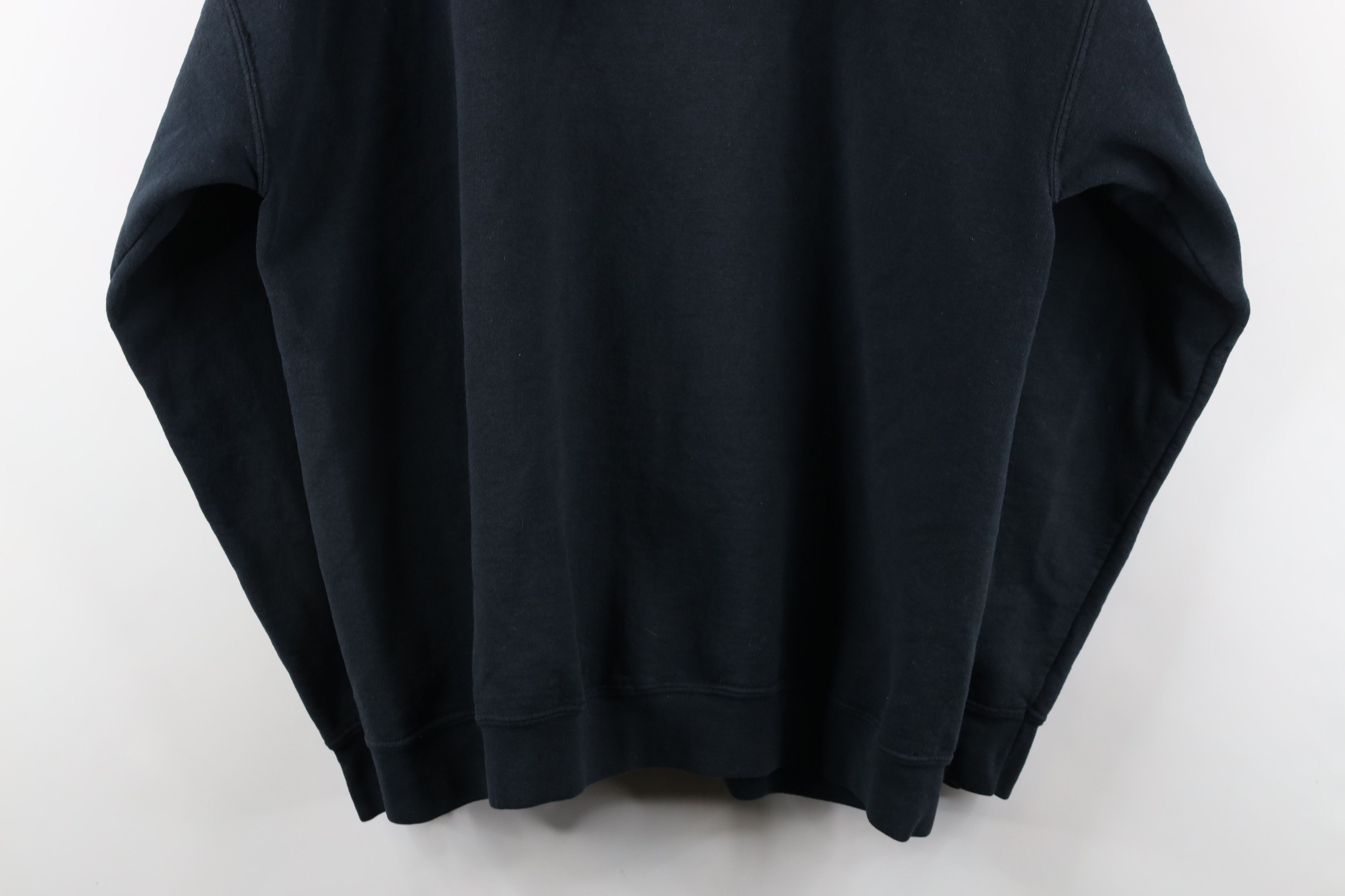 Vintage Vintage 90s Streetwear Full Zip Hoodie Sweatshirt Black Size US L / EU 52-54 / 3 - 13 Thumbnail