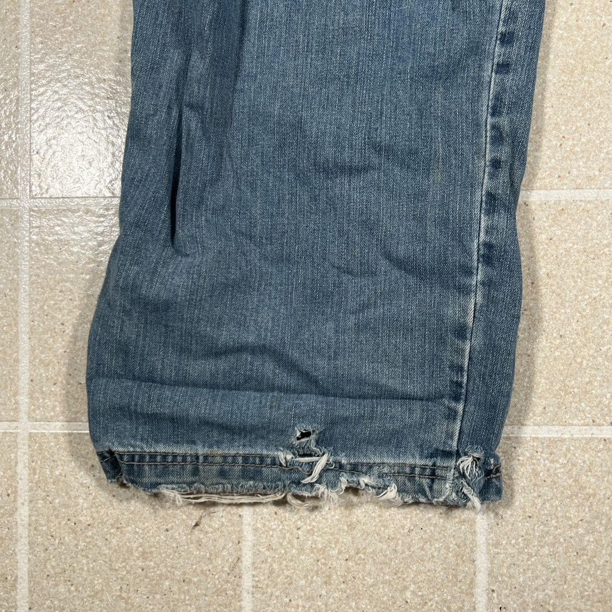 Levi's Vintage Levis SilverTab Carpenter Jeans Distress Baggy Y2K Size US 40 / EU 56 - 4 Thumbnail