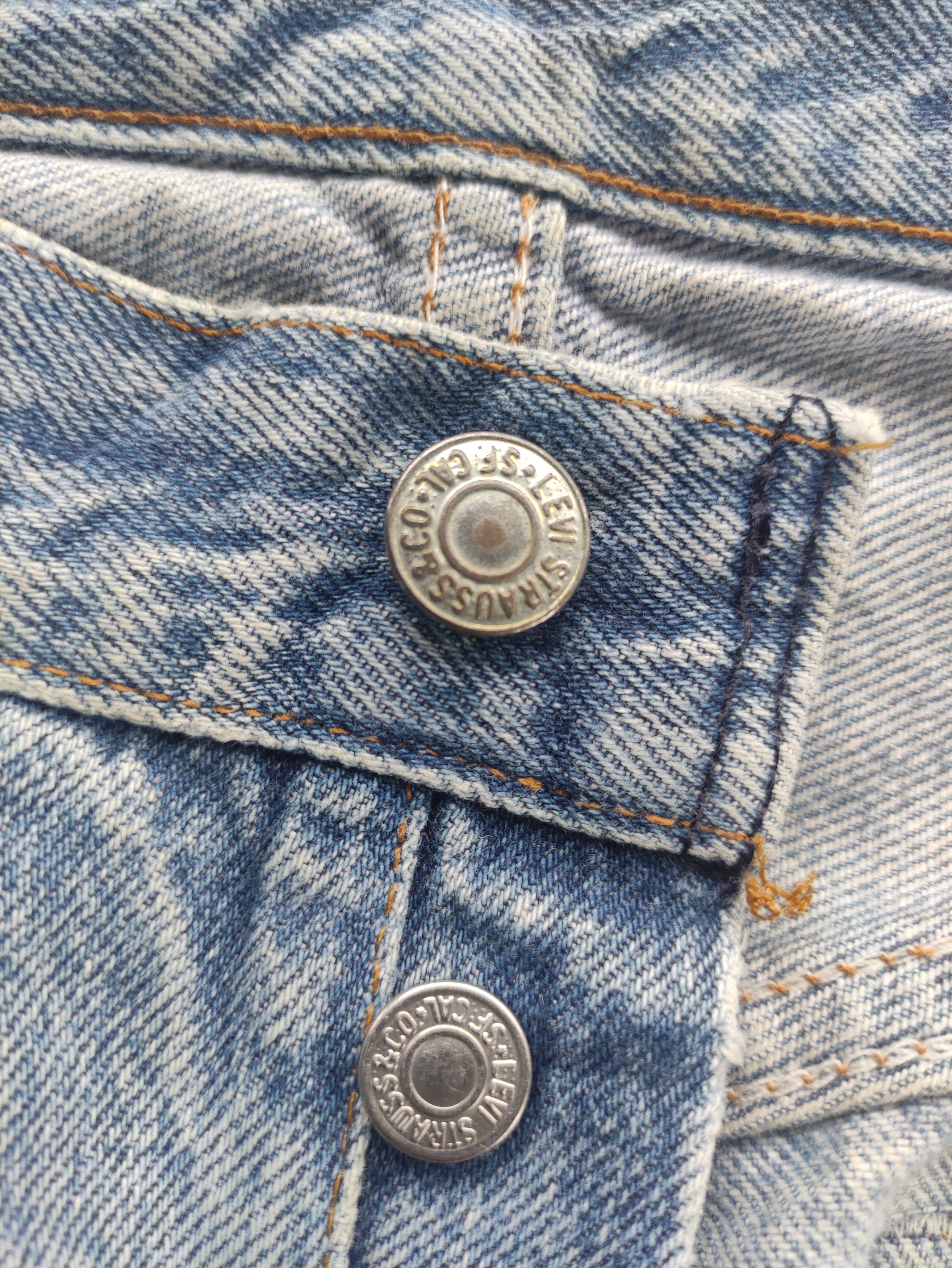 Japanese Brand Vintage Japanese Button Jean Distressed Faded Denim Size US 32 / EU 48 - 6 Thumbnail