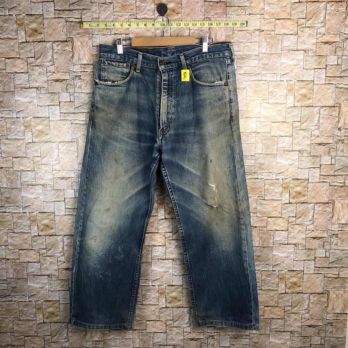 Levi's 503 Levis Blue faded Denim Pants #7572 Size US 34 / EU 50 - 1 Thumbnail