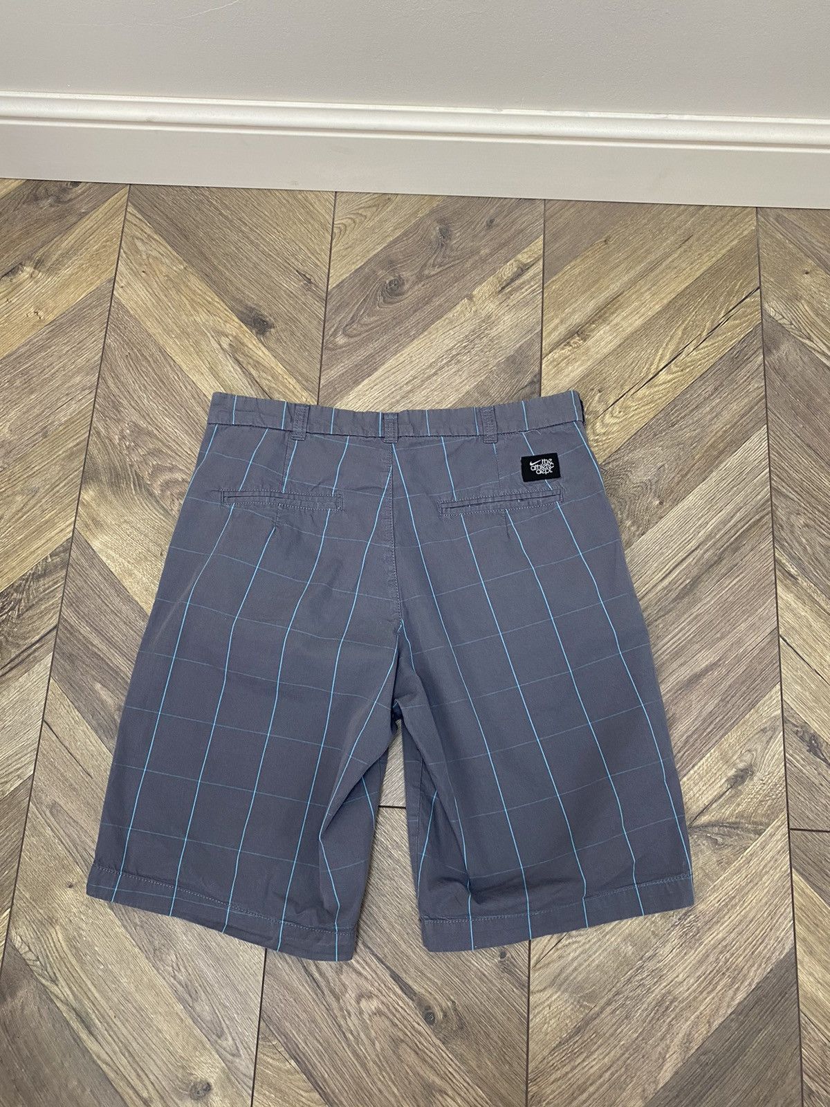Nike × Vintage Vintage Nike y2k checkered chino shorts swoosh logo Size US 32 / EU 48 - 11 Thumbnail