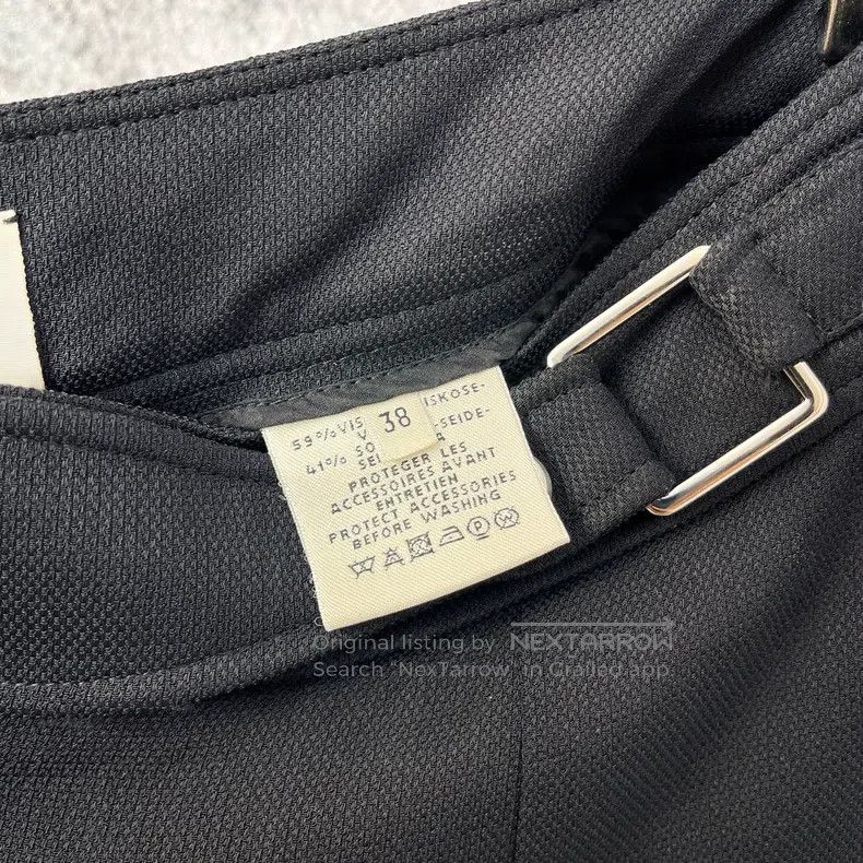 Hermes Hermes Black viscose and silk shorts Size 25" / US 0 / IT 36 - 6 Thumbnail