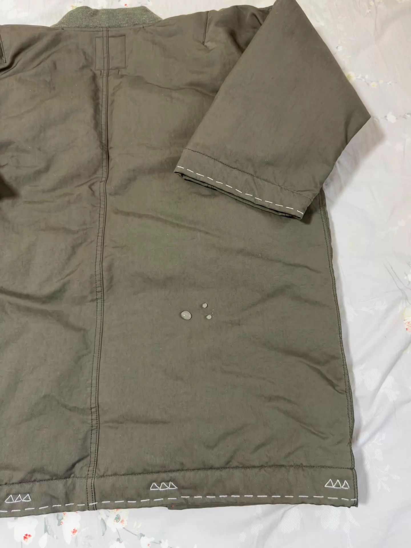 Visvim visvim 17aw mud-dyed waterproof kimono down jacket green Size US XL / EU 56 / 4 - 9 Thumbnail