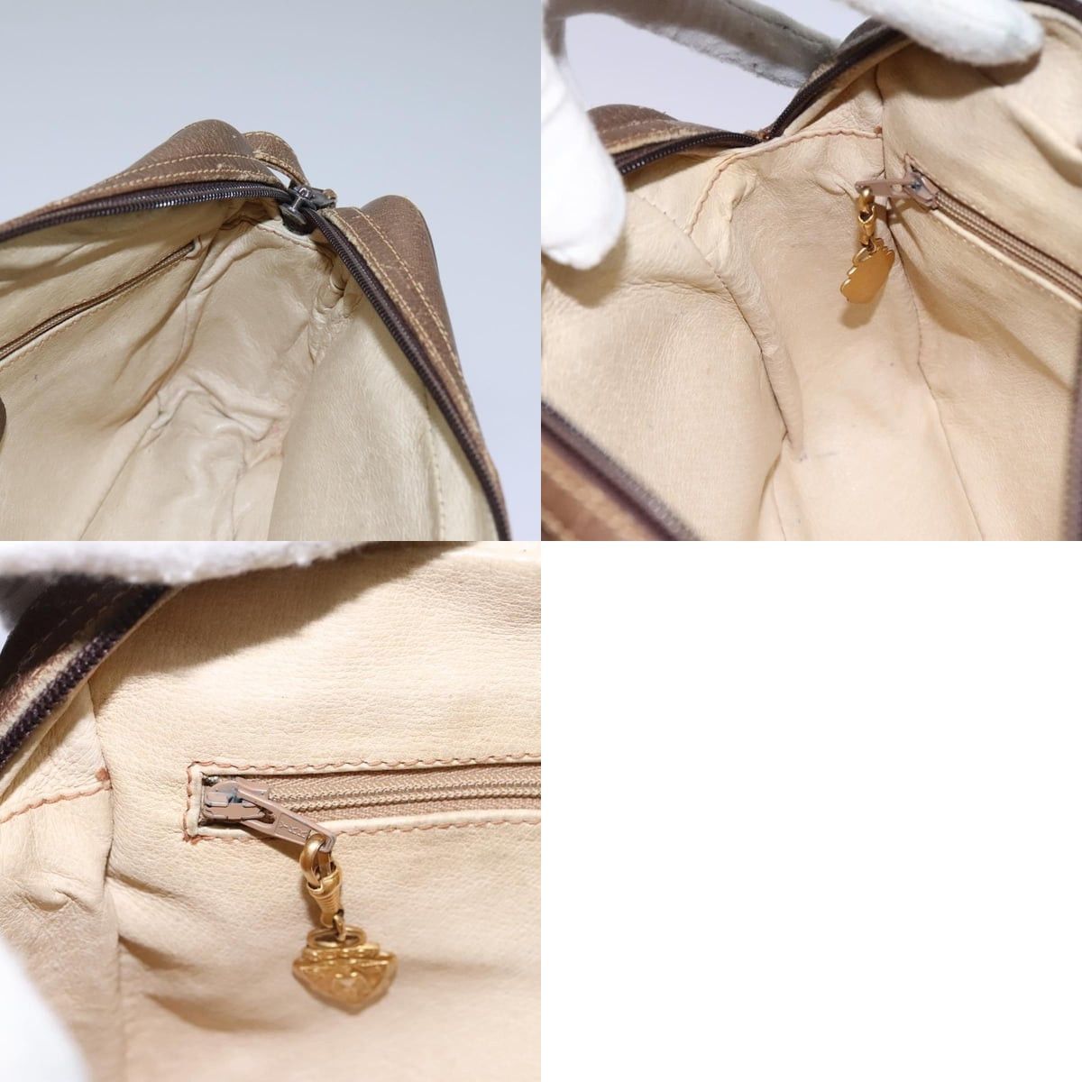 Gucci GUCCI Shoulder Bag Leather Brown Gold 001 261 001 261 Size ONE SIZE - 13 Thumbnail
