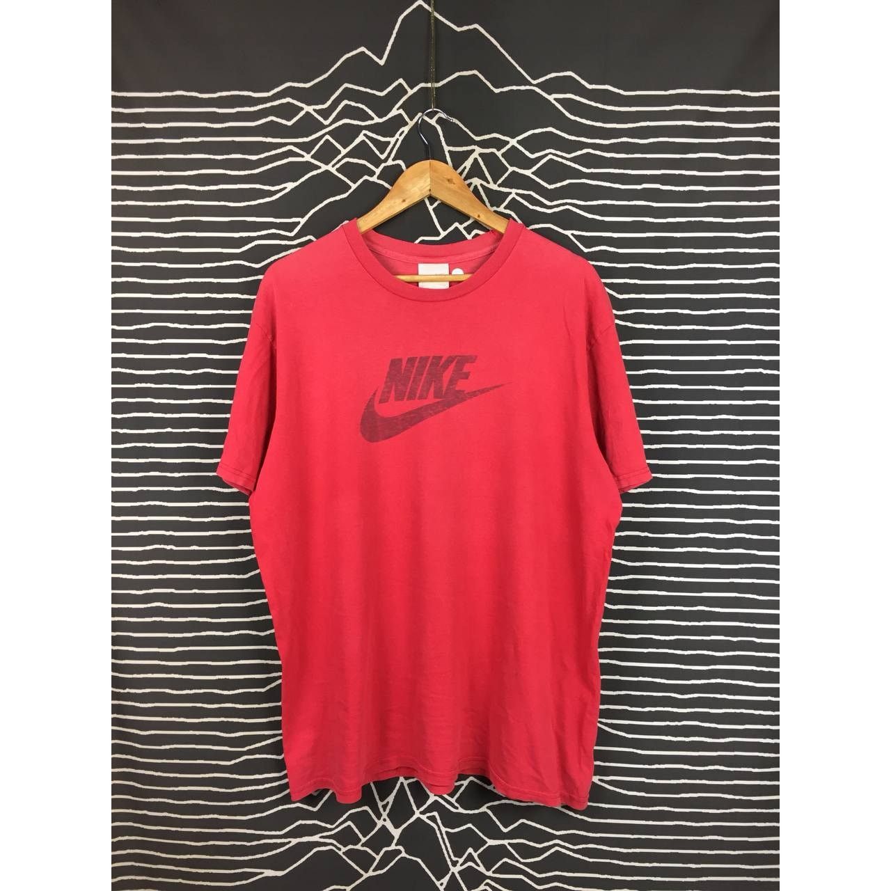 Nike × Vintage Vtg Y2K Nike Swoosh Spell Out Logo Tee Size XL Size US XL / EU 56 / 4 - 2 Thumbnail