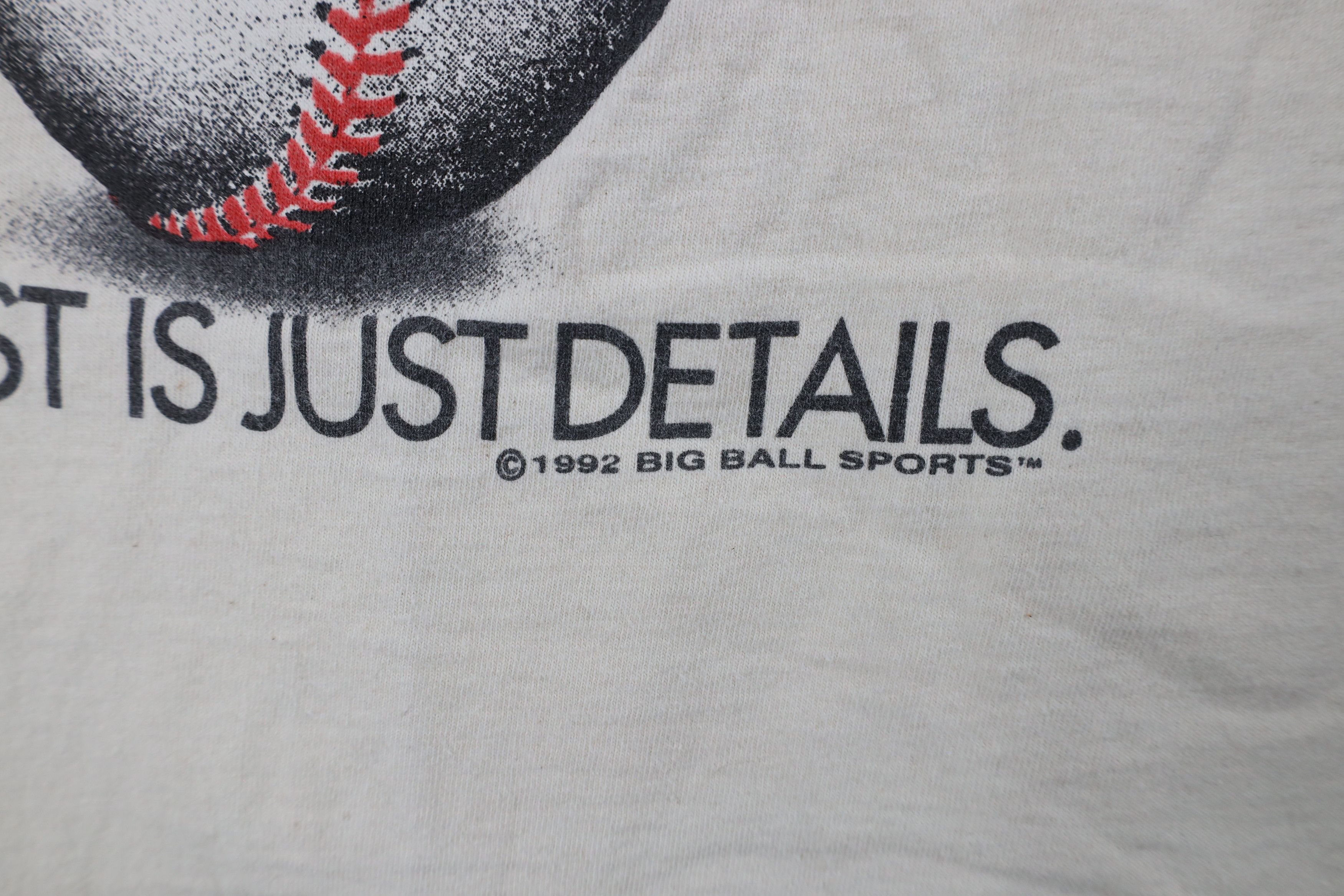 Vintage Vintage 90s Baseball Is Life 3/4 Sleeve Raglan T-Shirt Size US XL / EU 56 / 4 - 5 Thumbnail