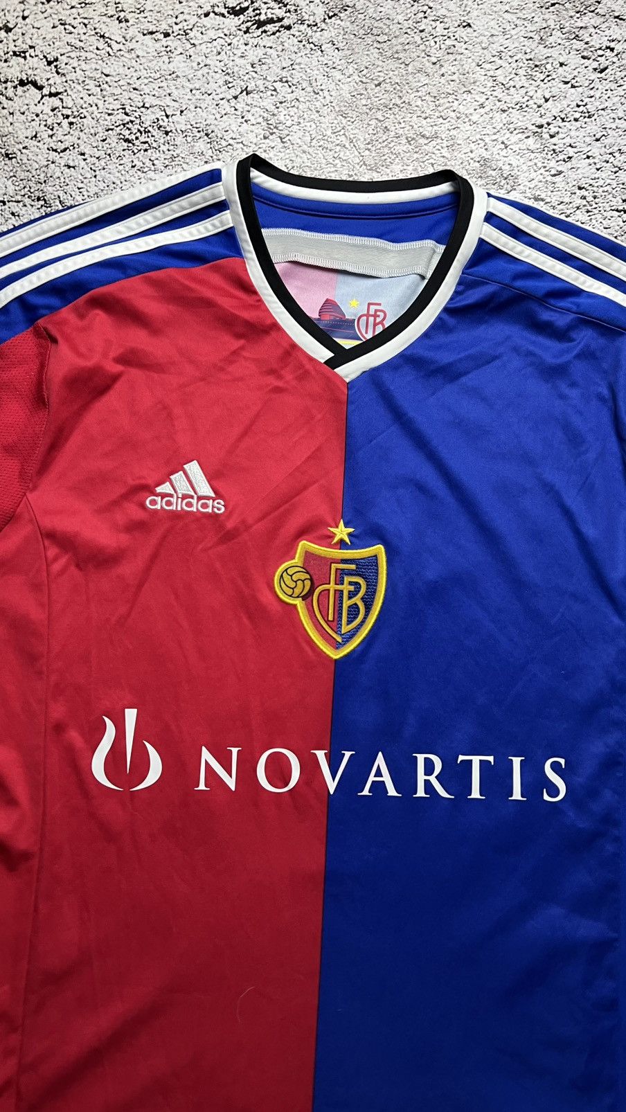 Adidas 2014-2015 FC Basel Switzerland Shkelzen Gashi adidas jersey Size US XL / EU 56 / 4 - 4 Thumbnail