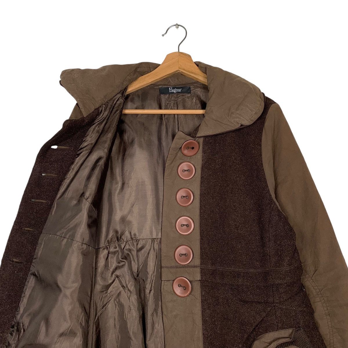 Japanese Brand Japanese Brand Esen Sotion Women Coat Jacket Size M / US 6-8 / IT 42-44 - 10 Thumbnail