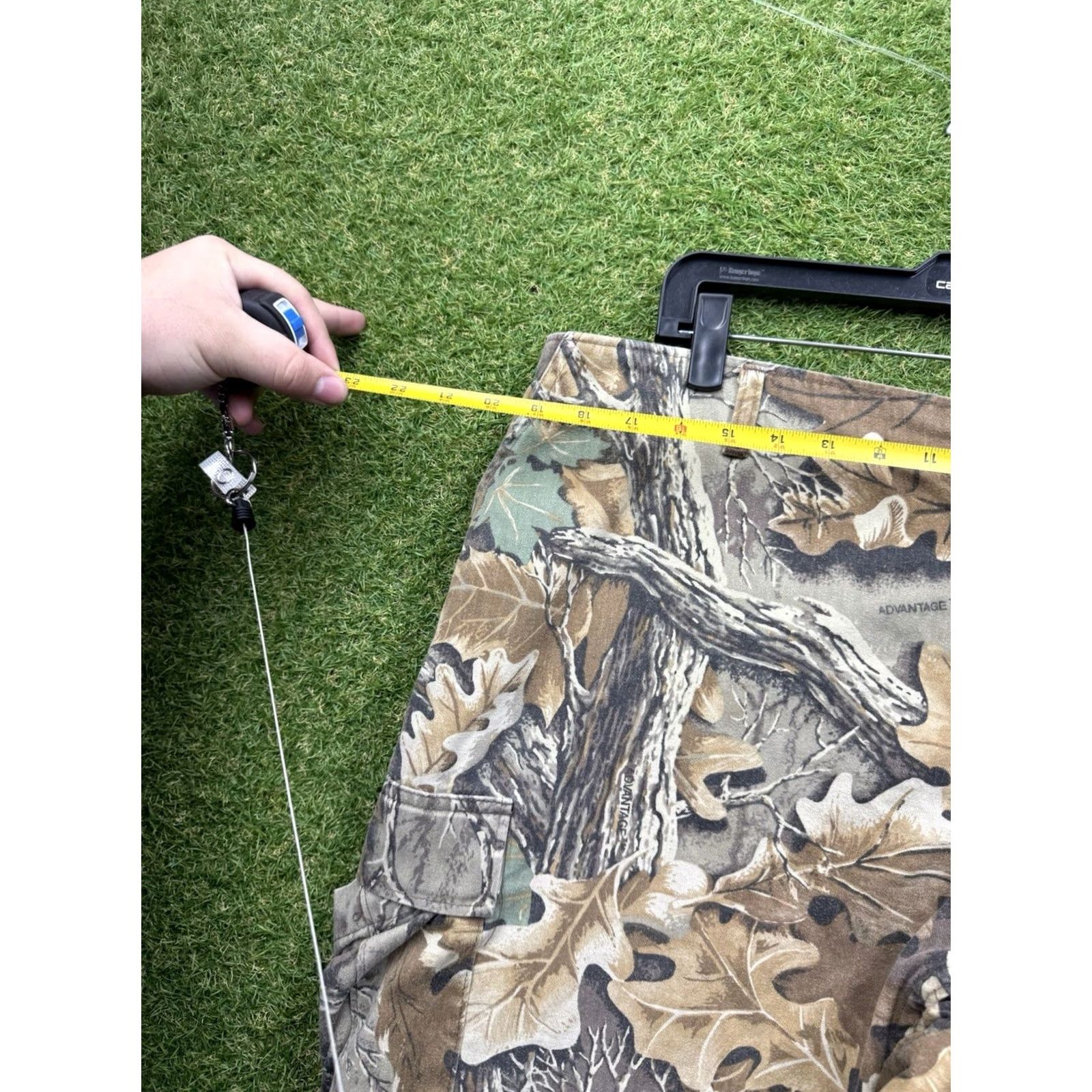 Vintage Mossy Oak Break Up Cargo Pants Mens 36x30 Brown Camouflage Cargo Straight 5-Pocket Canvas Cotton Polyester Pants Mens Size US 36 / EU 52 - 2 Thumbnail