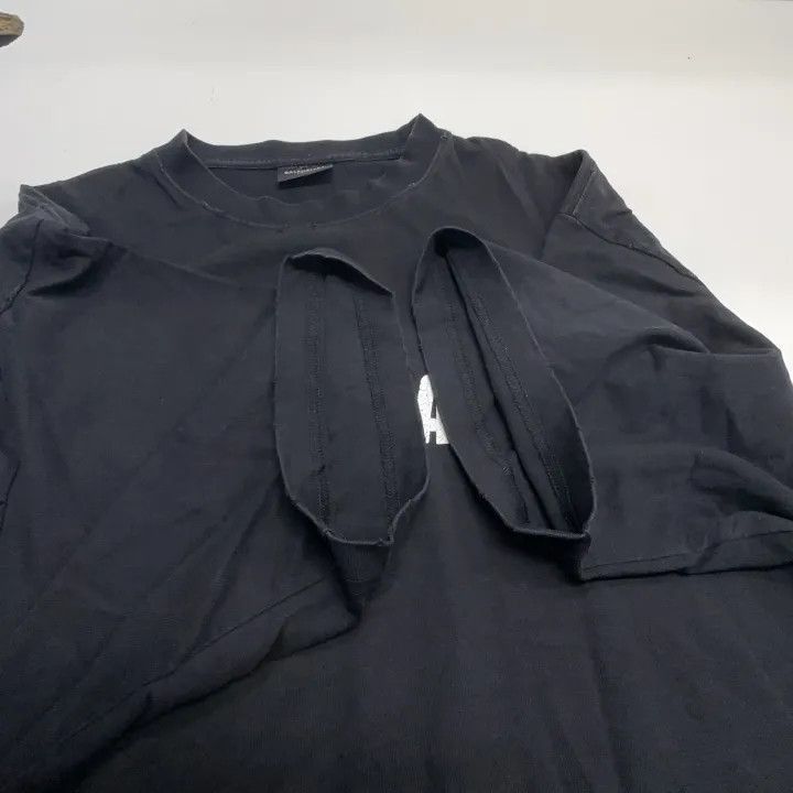 Balenciaga Balenciaga Balenciaga FW22 Logo Oversized TShirt -2507 Size US XS / EU 42 / 0 - 4 Thumbnail