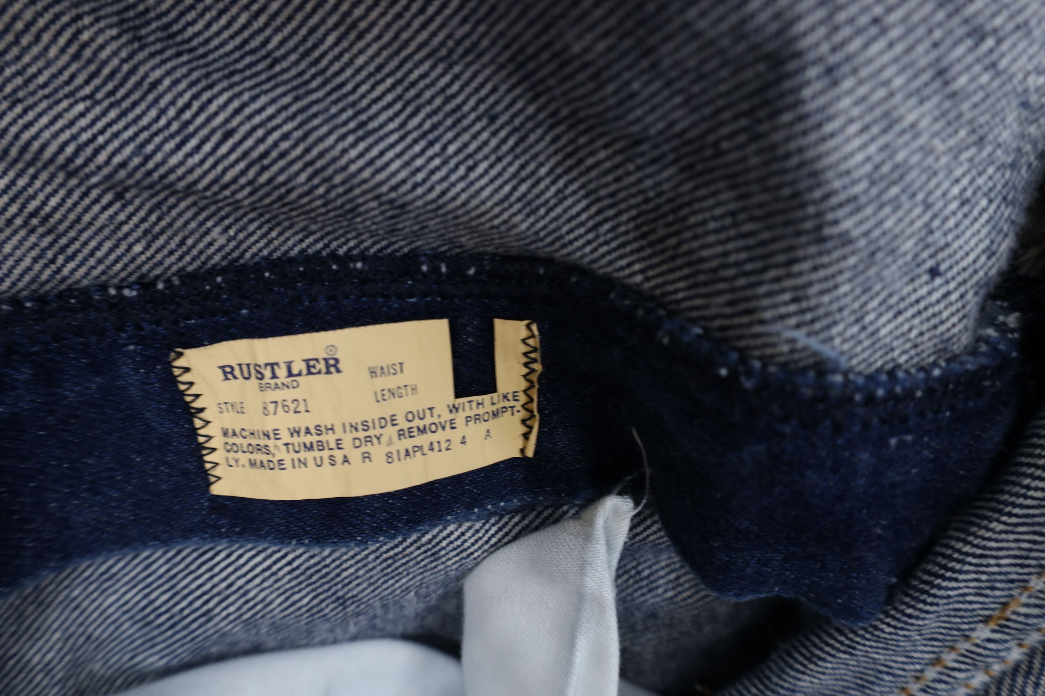Vintage Vintage 80s 90s Streetwear Leg Denim Jeans Blue Cotton USA Size US 32 / EU 48 - 6 Thumbnail