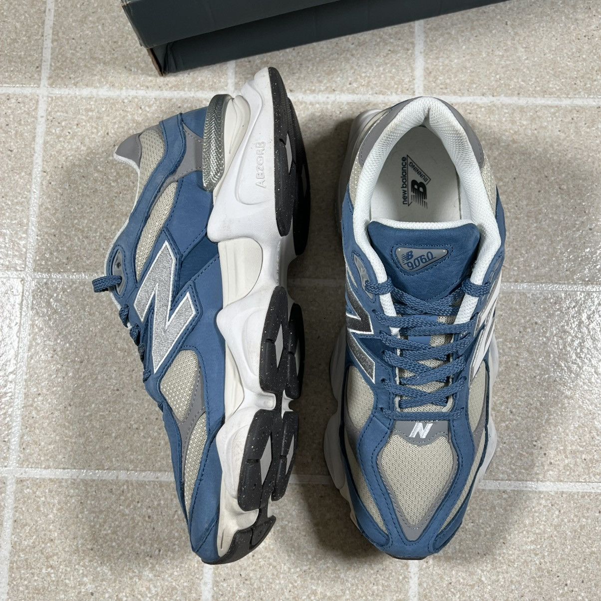 New Balance New Balance 9060CTC Blue White Gray Men's Sneakers Sz 12 Size US 12 / EU 45 - 4 Thumbnail