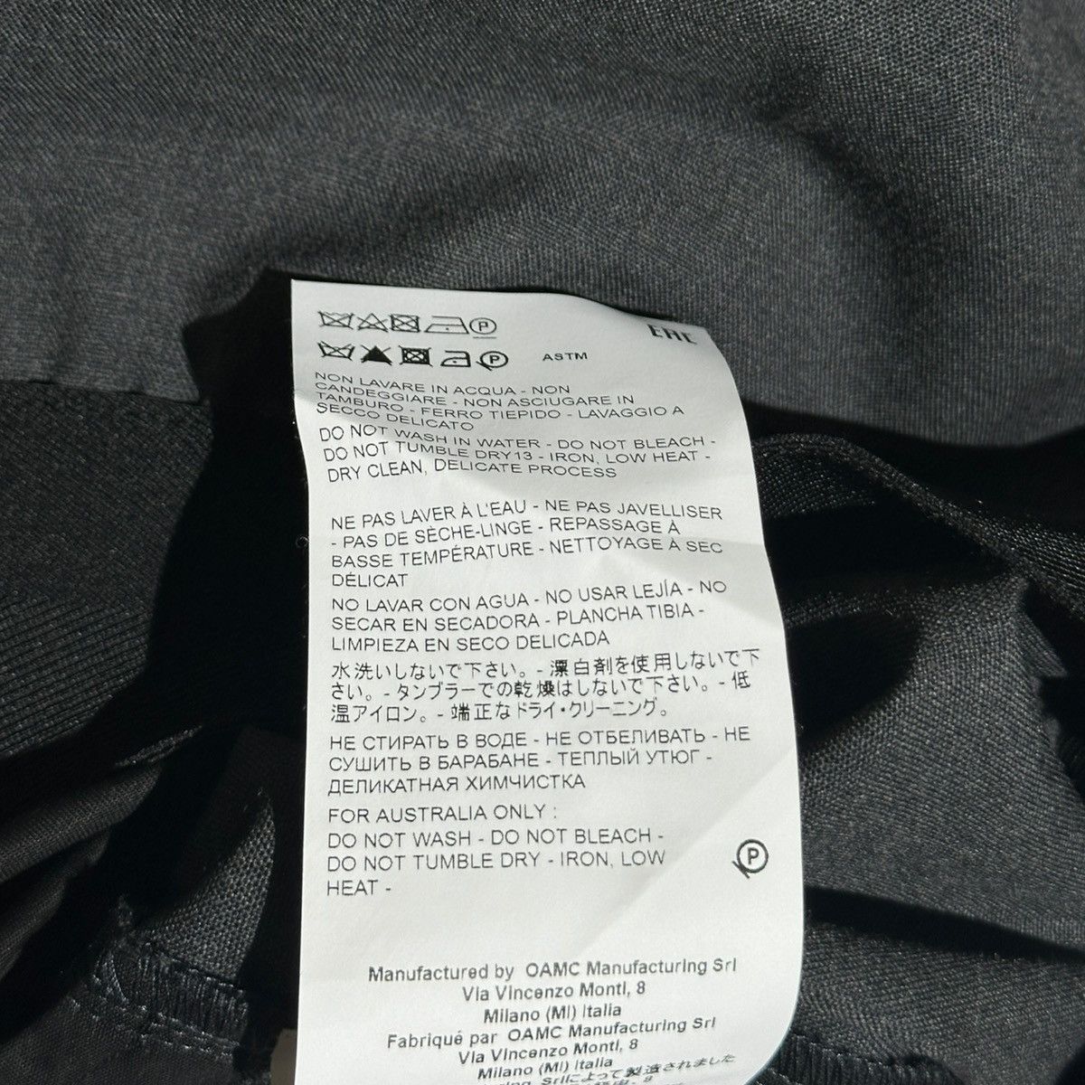 OAMC flared zippered adjustable trouser Size US 34 / EU 50 - 4 Thumbnail