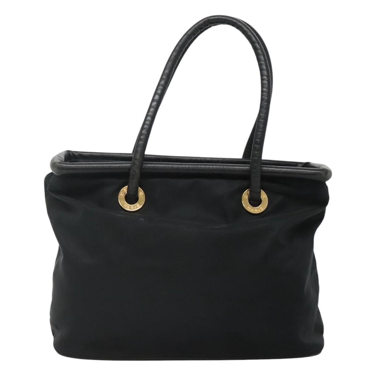 Celine CELINE Shoulder Bag Nylon Black Gold Size ONE SIZE - 2 Thumbnail