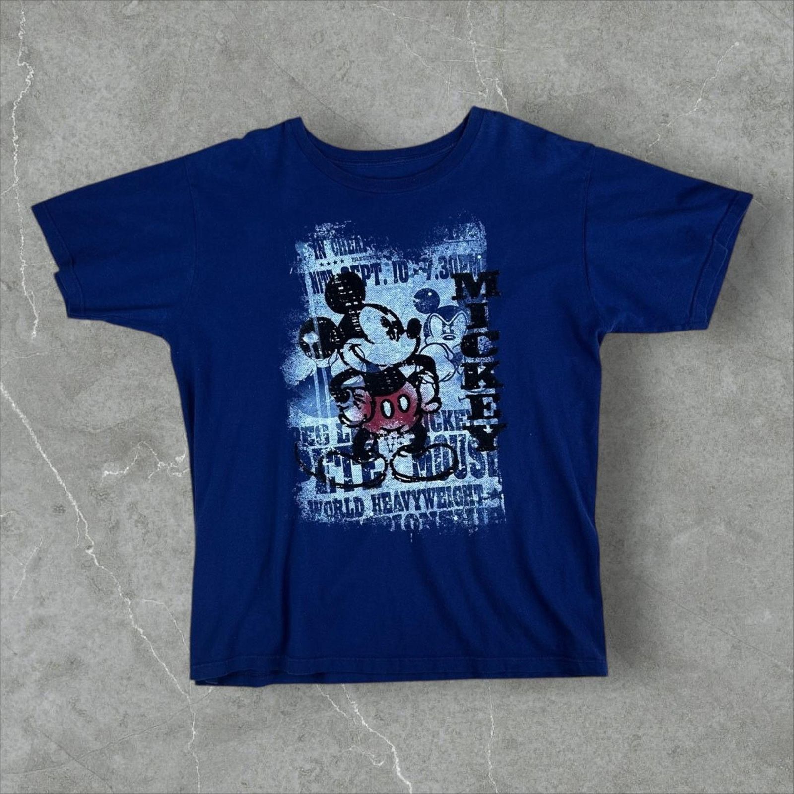 Disney Disney Store Mickey Mouse Made in Honduras Tee Blue Size US L / EU 52-54 / 3 - 1 Thumbnail