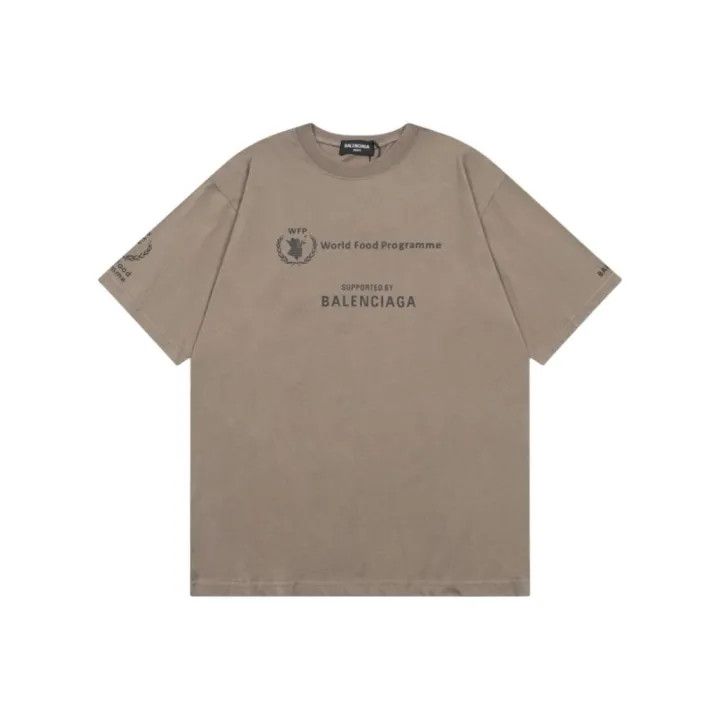 Balenciaga Balenciaga x WFP Logo Print Short Sleeve T-Shirt Size US XS / EU 42 / 0 - 1 Thumbnail
