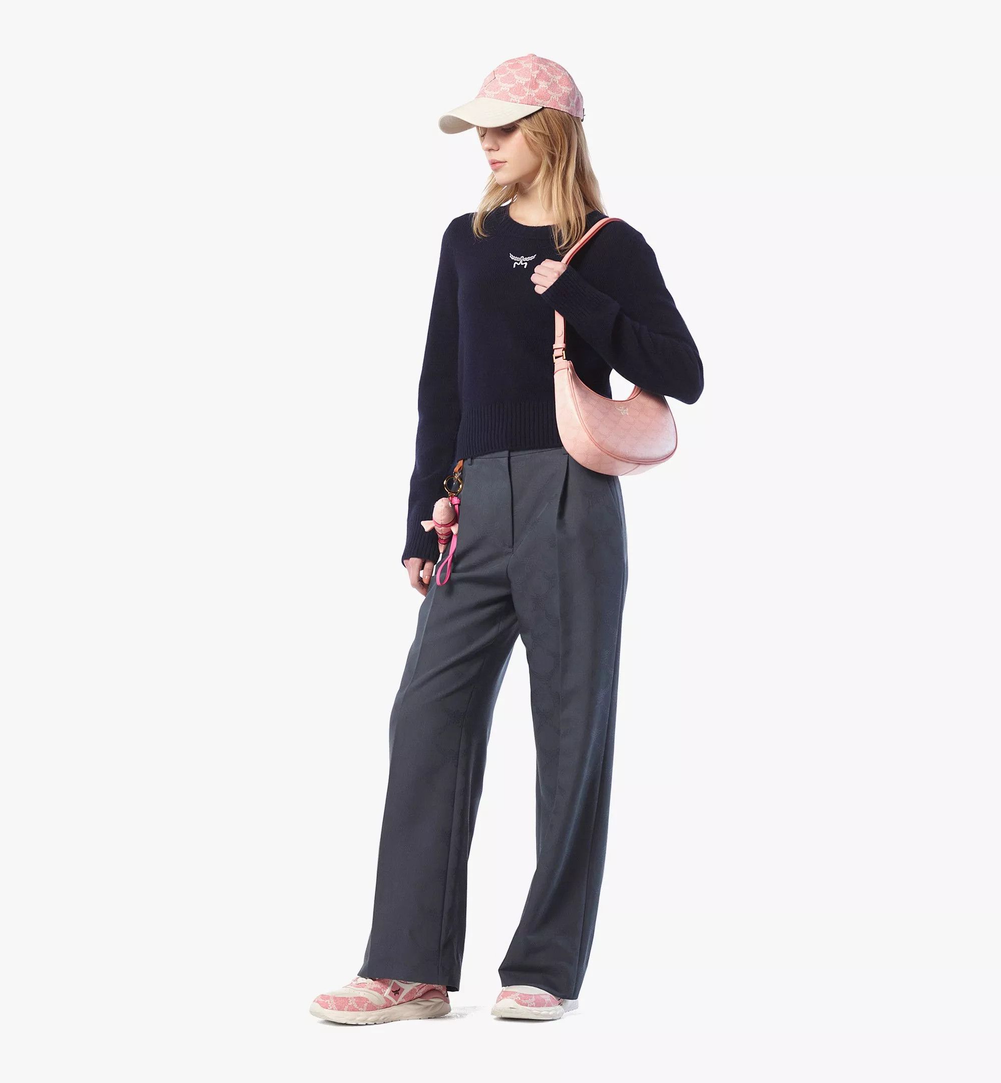 MCM o1mt1gz0725 Size: OS / Small Hobo Bag in Pink Size ONE SIZE - 2 Thumbnail