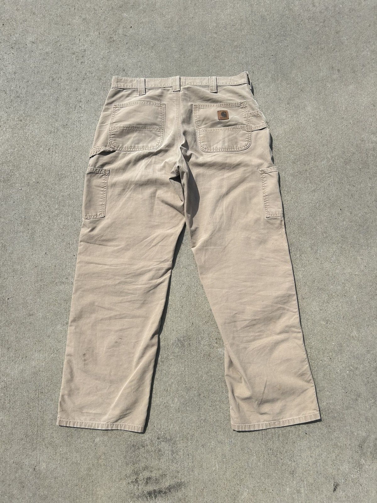 Carhartt × Vintage Carhartt Vintage Distressed Workwear Carpenter Pants 34x32 Size US 34 / EU 50 - 2 Thumbnail