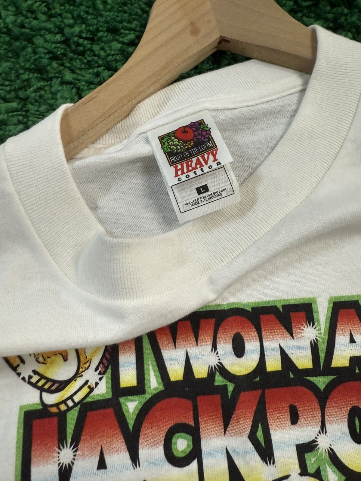 Fruit Of The Loom × Vintage Vintage 90s Y2K Lotto Slots Gambling Tee White Large Game Size US L / EU 52-54 / 3 - 4 Thumbnail