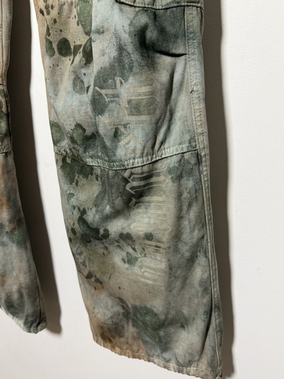 Katharine Hamnett London vintage Katharine Hamnett cargo pants oil-stained palette Size US 32 / EU 48 - 3 Thumbnail
