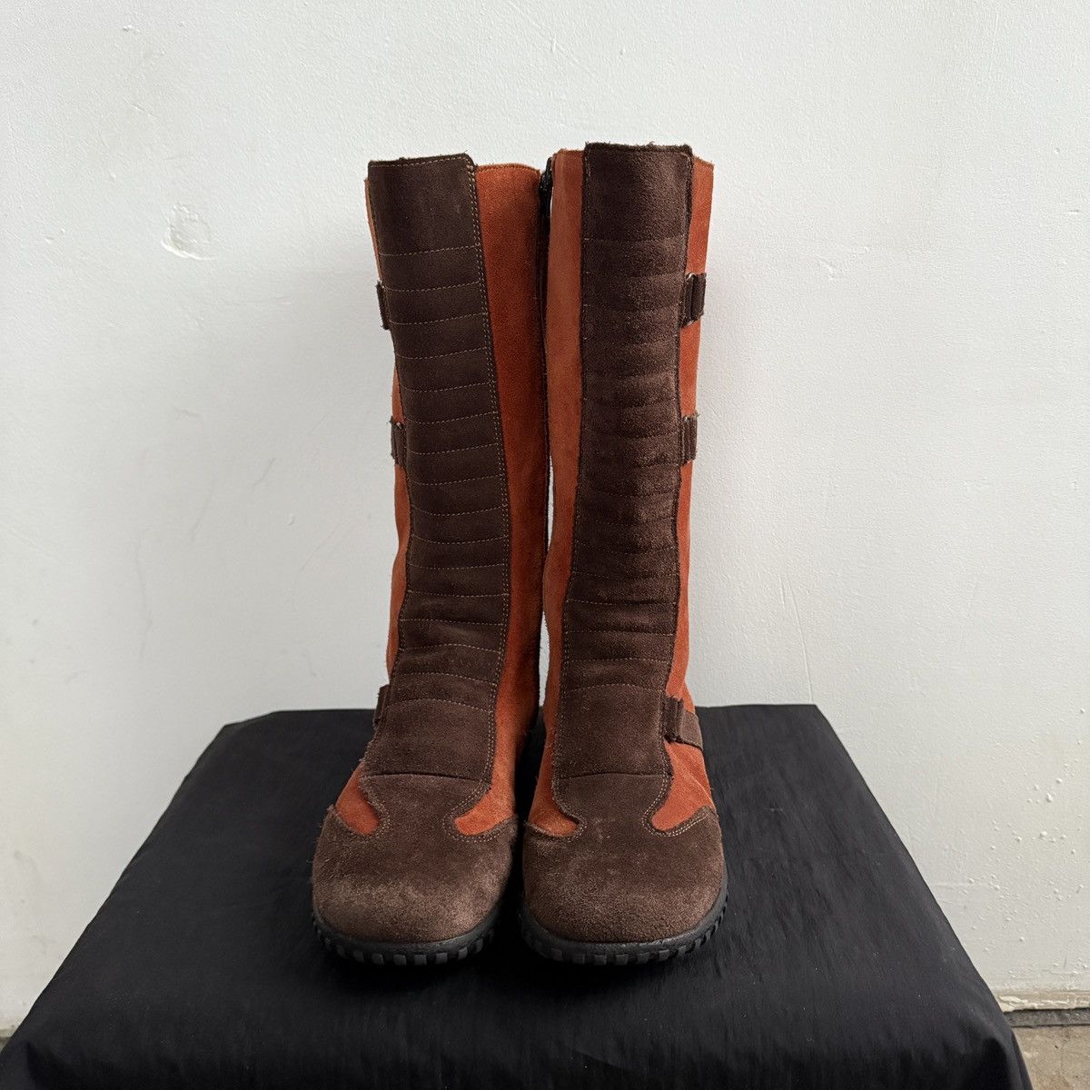 20471120 Vintage Y2K Remonte Knee High Suede Boots Size US 8 / IT 38 - 3 Thumbnail