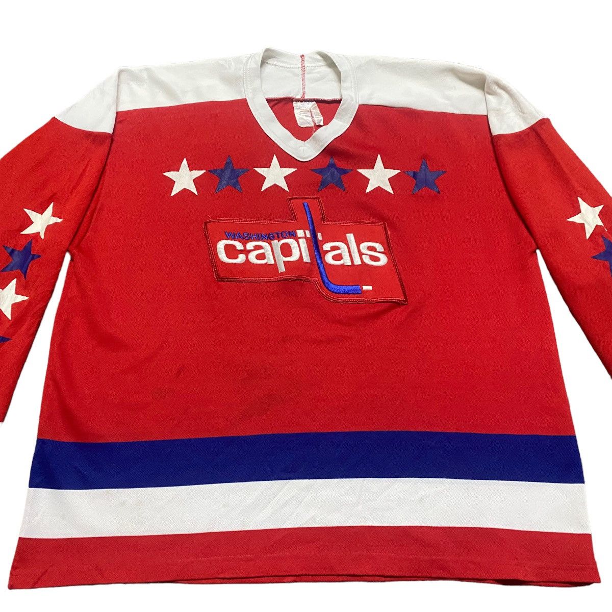 NHL Vintage 80s Washington Capitals Jersey Size US M / EU 48-50 / 2 - 6 Thumbnail